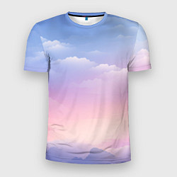 Мужская спорт-футболка Нежные краски неба