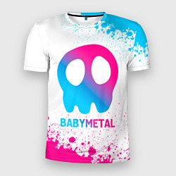 Футболка спортивная мужская Babymetal neon gradient style, цвет: 3D-принт