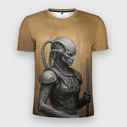 Футболка спортивная мужская Биомеханический андроид, цвет: 3D-принт