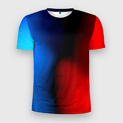 Футболка спортивная мужская Неоновый градиент краски, цвет: 3D-принт