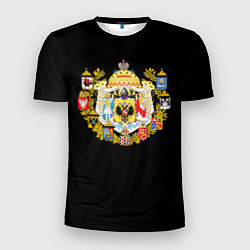 Футболка спортивная мужская Россия герб славянский, цвет: 3D-принт