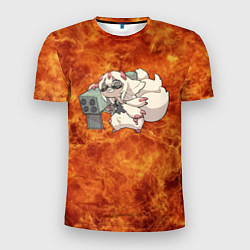 Футболка спортивная мужская Взрывоопасная Фапута, цвет: 3D-принт
