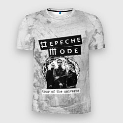 Мужская спорт-футболка Depeche Mode - Touring the universe группа