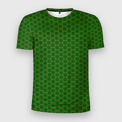 Мужская спорт-футболка Сетка из шестигранника
