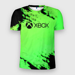Футболка спортивная мужская Xbox game pass краски, цвет: 3D-принт