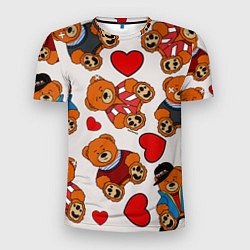 Мужская спорт-футболка Медведи - персонажи из Слово пацана