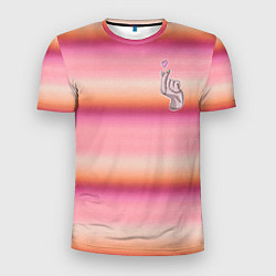 Мужская спорт-футболка Рука-Вещь: текстура свитера Энид из сериала Уэнсде