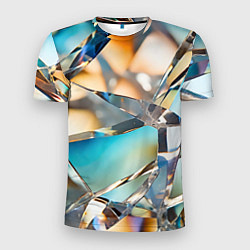 Мужская спорт-футболка Грани стеклянного камня