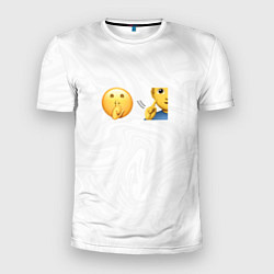 Мужская спорт-футболка Мьюнинг эмодзи
