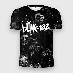 Футболка спортивная мужская Blink 182 black ice, цвет: 3D-принт