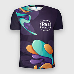 Футболка спортивная мужская Palworld graffity splash, цвет: 3D-принт