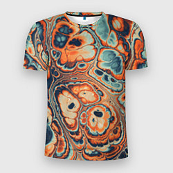 Мужская спорт-футболка Абстрактный разноцветный узор