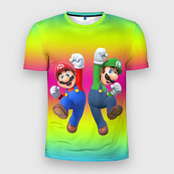 Мужская спорт-футболка Братья Марио