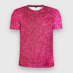 Мужская спорт-футболка Яркий розовый блеск