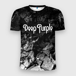 Футболка спортивная мужская Deep Purple black graphite, цвет: 3D-принт