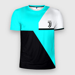 Футболка спортивная мужская Juventus sport geometry fc, цвет: 3D-принт