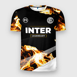 Мужская спорт-футболка Inter legendary sport fire