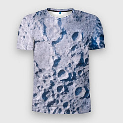 Мужская спорт-футболка Кратеры на Луне - star dust