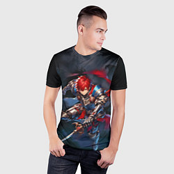 Футболка спортивная мужская Sousou no Frieren: Stark, цвет: 3D-принт — фото 2