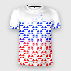 Мужская спорт-футболка Marshmello russia color