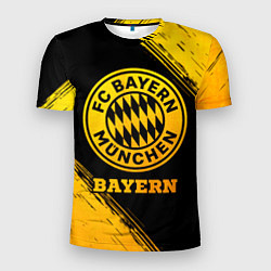 Футболка спортивная мужская Bayern - gold gradient, цвет: 3D-принт