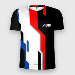 Футболка спортивная мужская BMW - униформа, цвет: 3D-принт