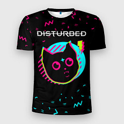 Футболка спортивная мужская Disturbed - rock star cat, цвет: 3D-принт