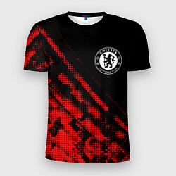 Футболка спортивная мужская Chelsea sport grunge, цвет: 3D-принт