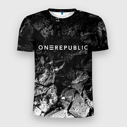 Футболка спортивная мужская OneRepublic black graphite, цвет: 3D-принт