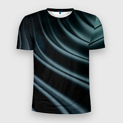 Мужская спорт-футболка Темная волна