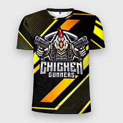 Футболка спортивная мужская Chicken gunners, цвет: 3D-принт