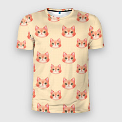 Мужская спорт-футболка Рыжие котята