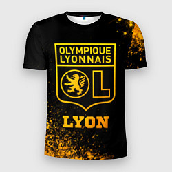 Футболка спортивная мужская Lyon - gold gradient, цвет: 3D-принт