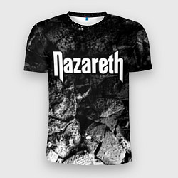 Футболка спортивная мужская Nazareth black graphite, цвет: 3D-принт