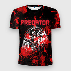 Футболка спортивная мужская Predator blood, цвет: 3D-принт