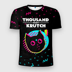Футболка спортивная мужская Thousand Foot Krutch - rock star cat, цвет: 3D-принт