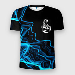 Мужская спорт-футболка Scorpions sound wave