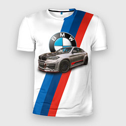 Мужская спорт-футболка Немецкий кроссовер BMW X6 M