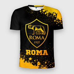 Футболка спортивная мужская Roma - gold gradient, цвет: 3D-принт