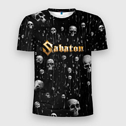Футболка спортивная мужская Sabaton - rock, цвет: 3D-принт