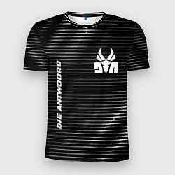 Мужская спорт-футболка Die Antwoord metal rock lines