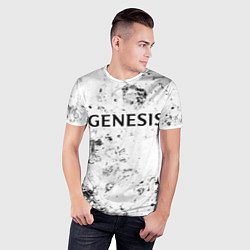 Футболка спортивная мужская Genesis dirty ice, цвет: 3D-принт — фото 2