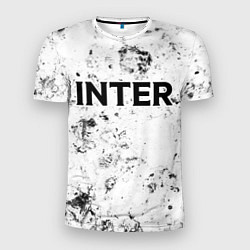 Футболка спортивная мужская Inter dirty ice, цвет: 3D-принт