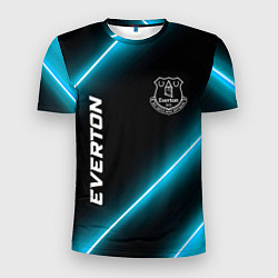 Мужская спорт-футболка Everton неоновые лампы