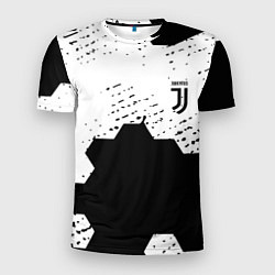 Мужская спорт-футболка Juventus hexagon black sport