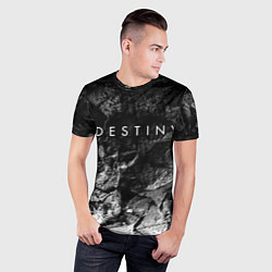 Футболка спортивная мужская Destiny black graphite, цвет: 3D-принт — фото 2