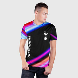 Футболка спортивная мужская Tottenham speed game lights, цвет: 3D-принт — фото 2