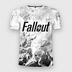 Футболка спортивная мужская Fallout white graphite, цвет: 3D-принт