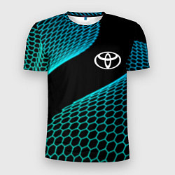 Мужская спорт-футболка Toyota electro hexagon