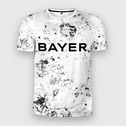 Футболка спортивная мужская Bayer 04 dirty ice, цвет: 3D-принт